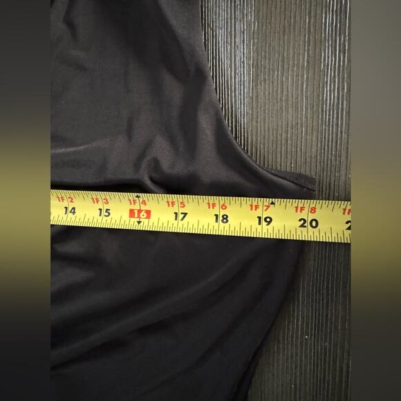 JASON WU X ELOQUII LITTLE BLACK DRESS TIMELESS SLEEVELESS DRAPED V NECK MIDI 16 - Picture 7 of 13